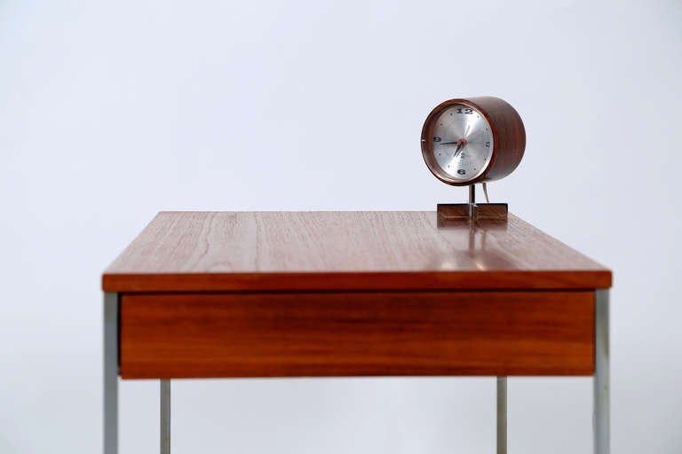 Mid-Century Modern Arthur Umanoff Desk Clock, George Nelson & Associates, 1950s For Sale
