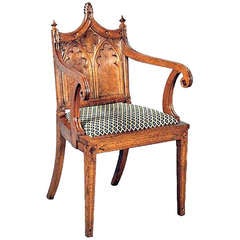 A Gothic-Revival Armchair