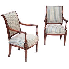 A Pair of Directoire Child's Chairs