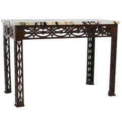 George III Fret Center Table