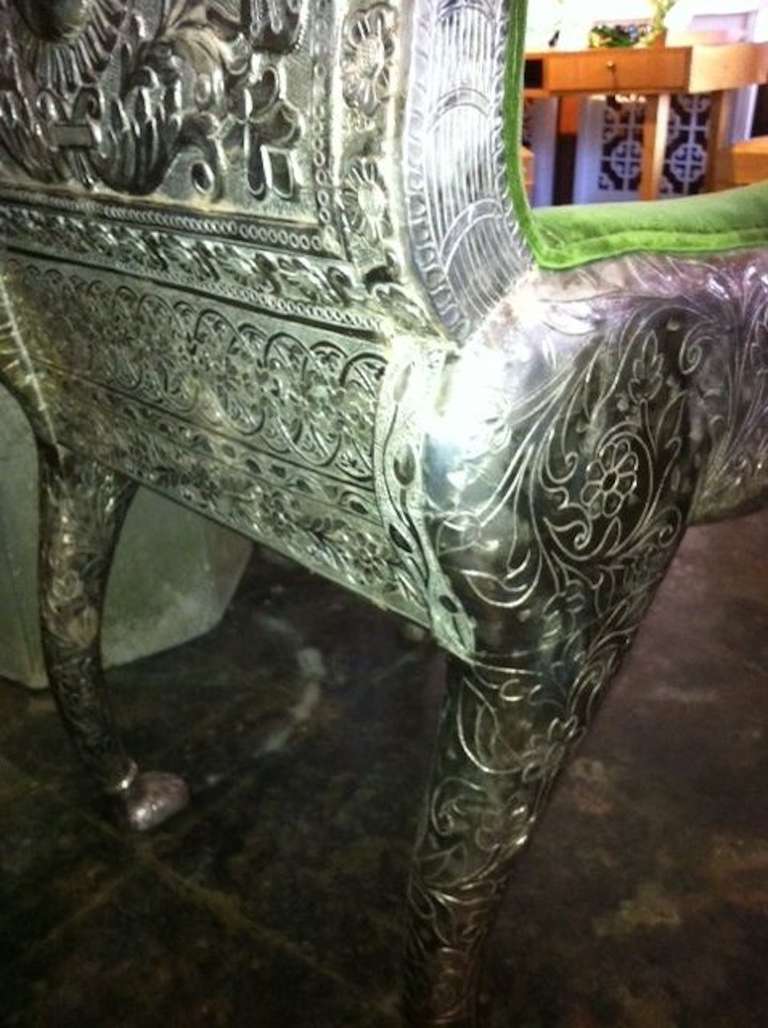 Indian Raj Chair In Good Condition In Dallas, TX