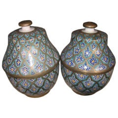 Pair of Large Moroccan Pots
