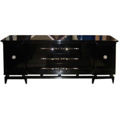 Black Lacquered Buffet by American of Martinsville