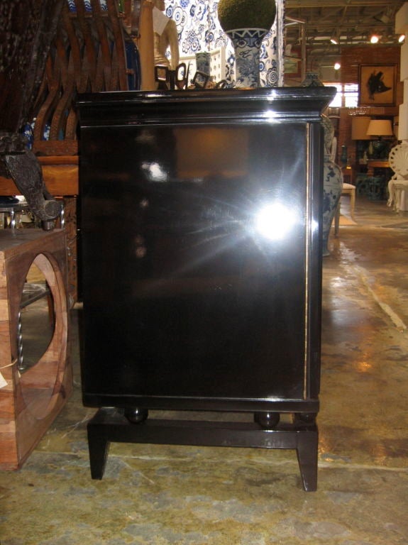 Black Lacquered Buffet by American of Martinsville