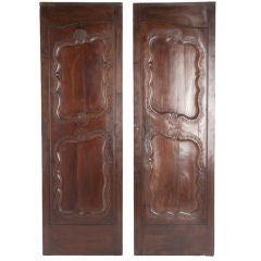 18th C. French Carved Wooden Doors