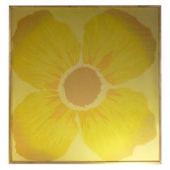 Mod Yellow Flower Silk Screen Mod Yellow Flower Silk Screen