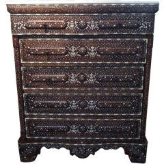 Syrian Inlaid Chest of Drawers