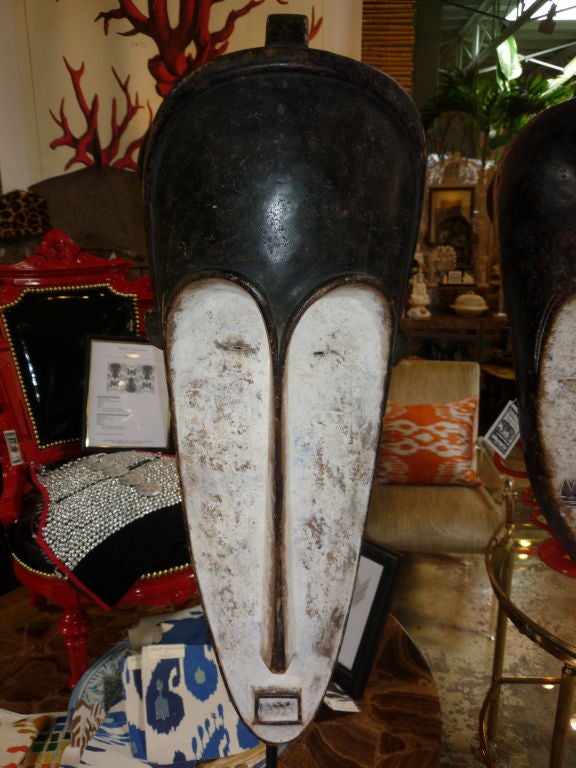 Pair of African Judicial Fang Tribal Mask