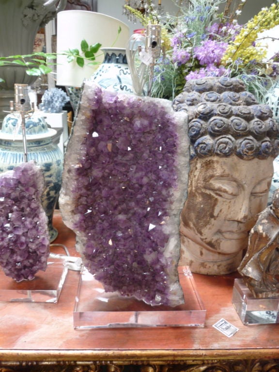 American Amethyst Mineral Lamps