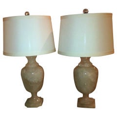 Rock Crystal Lamps, Pair 5