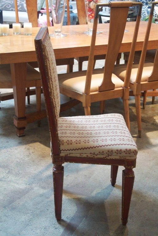 Set of Five 19th C. Italian Chairs 3