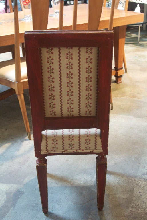 Set of Five 19th C. Italian Chairs 5