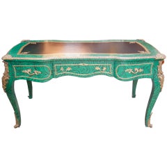 Faux Malachite Desk 10