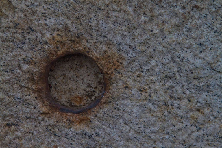 Large, Beautifully Mounted Early Grinding Stone