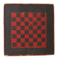 Two Sided Gameboard:  Checkers and Parcheesi