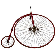 Graphic 1870 High Wheel Bicycle