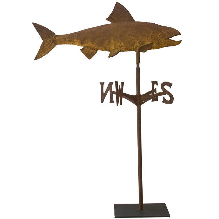 Cod Fish Weathervane at 1stdibs