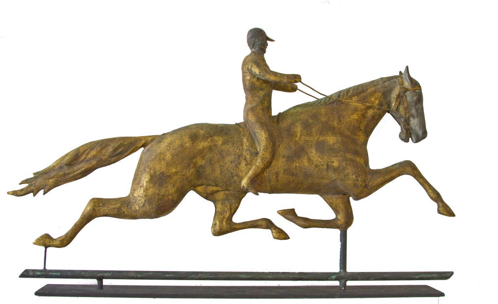 Classic Dexter and Jockey Weathervane