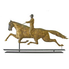 Classic Dexter and Jockey Weathervane