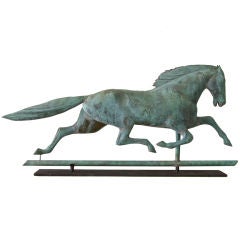 Vintage Running Horse Weathervane, Dexter