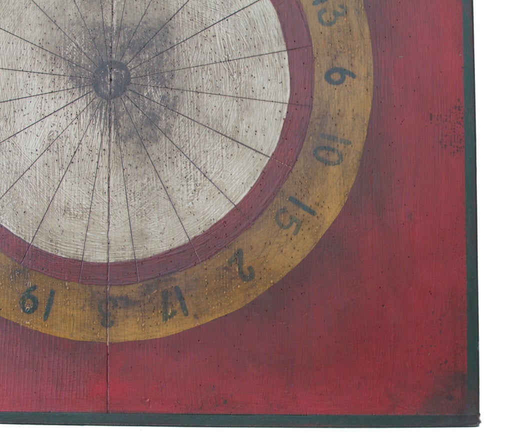 American Early Home Made Dart Board