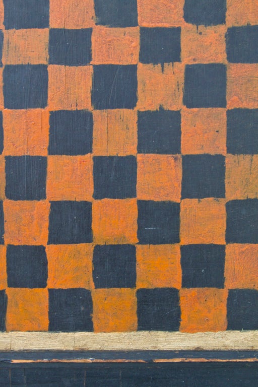 Early Hand Painted Checker Board
