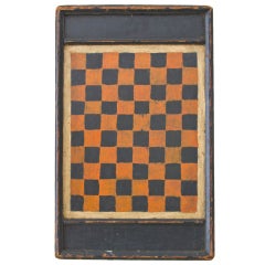 Early Hand Painted Checker Board