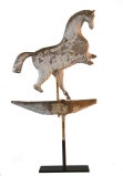 Diminutive Wooden Rearing Horse Weathervane