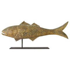 Antique Monumental Cod Fish Weathervane