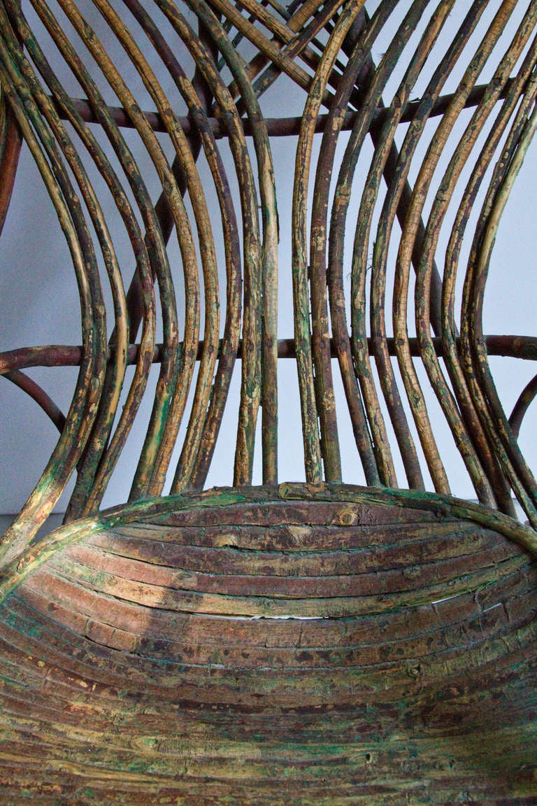 Early 20th Century Twig Rocking Chair 2