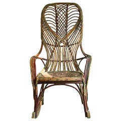 Early 20th Century Twig Rocking Chair