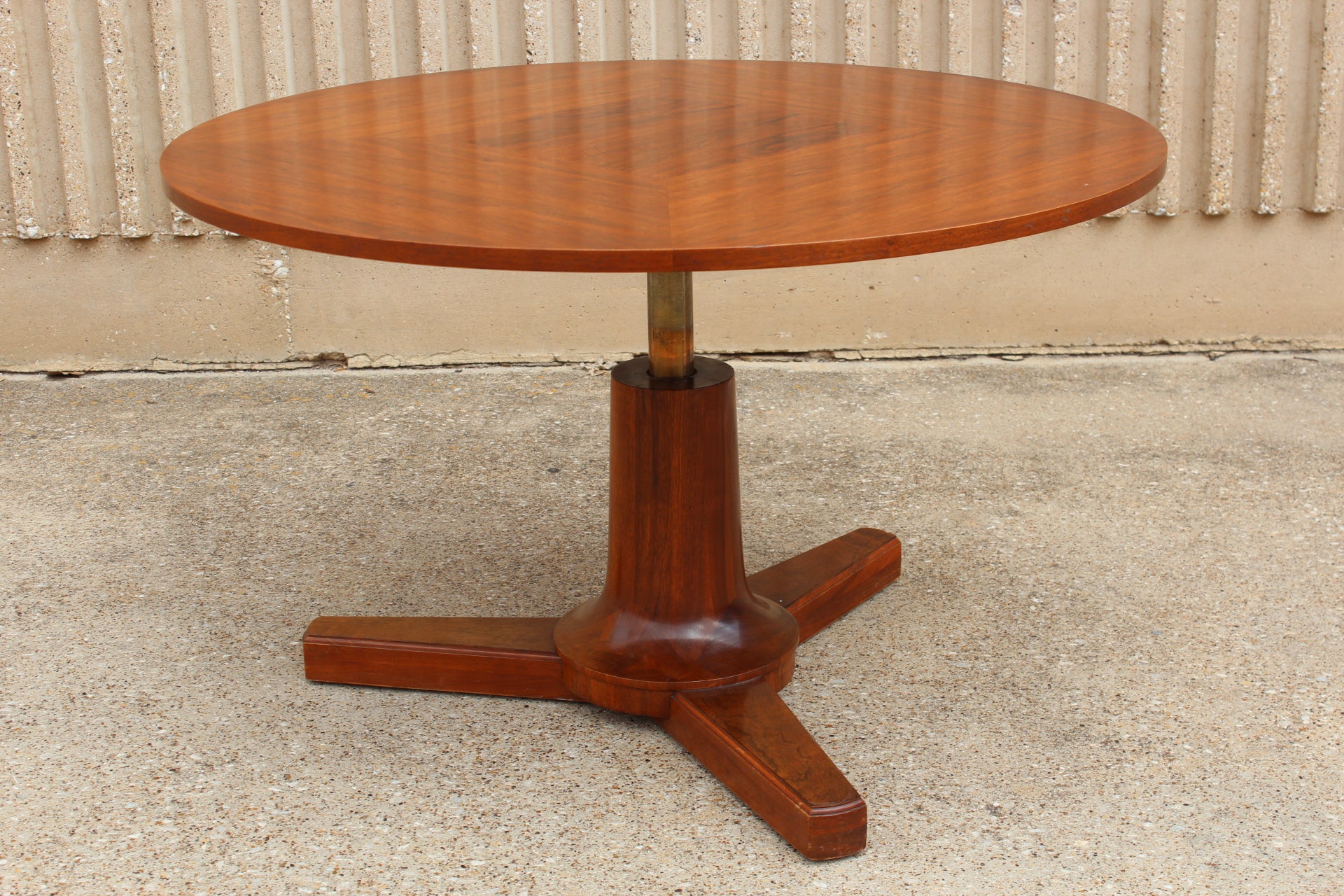 Rosewood And Walnut Convertible Game/coffee Table at 1stDibs