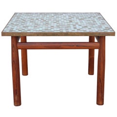 Large Tile Top Table By Edward Wormley For Dunbar