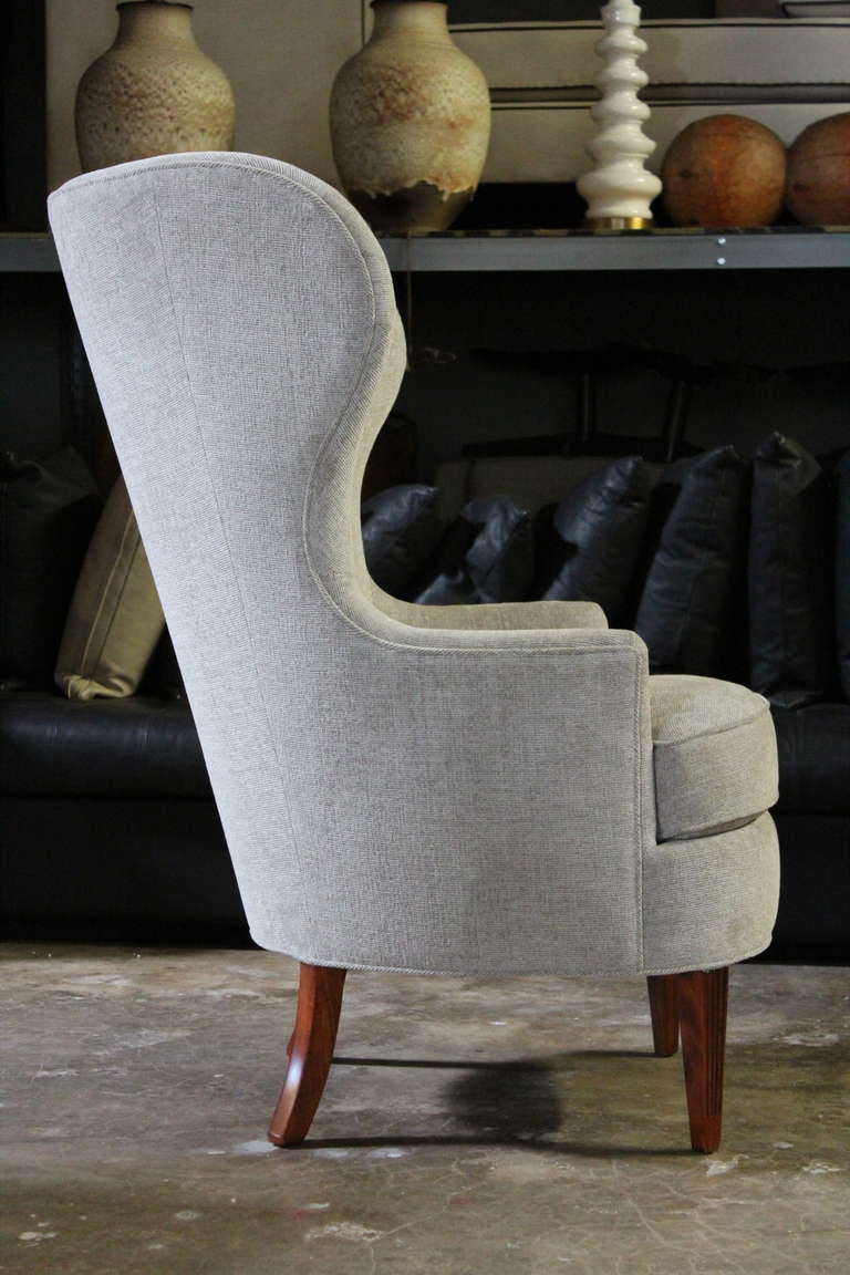 American Early Wing Chair by Edward Wormley for Dunbar