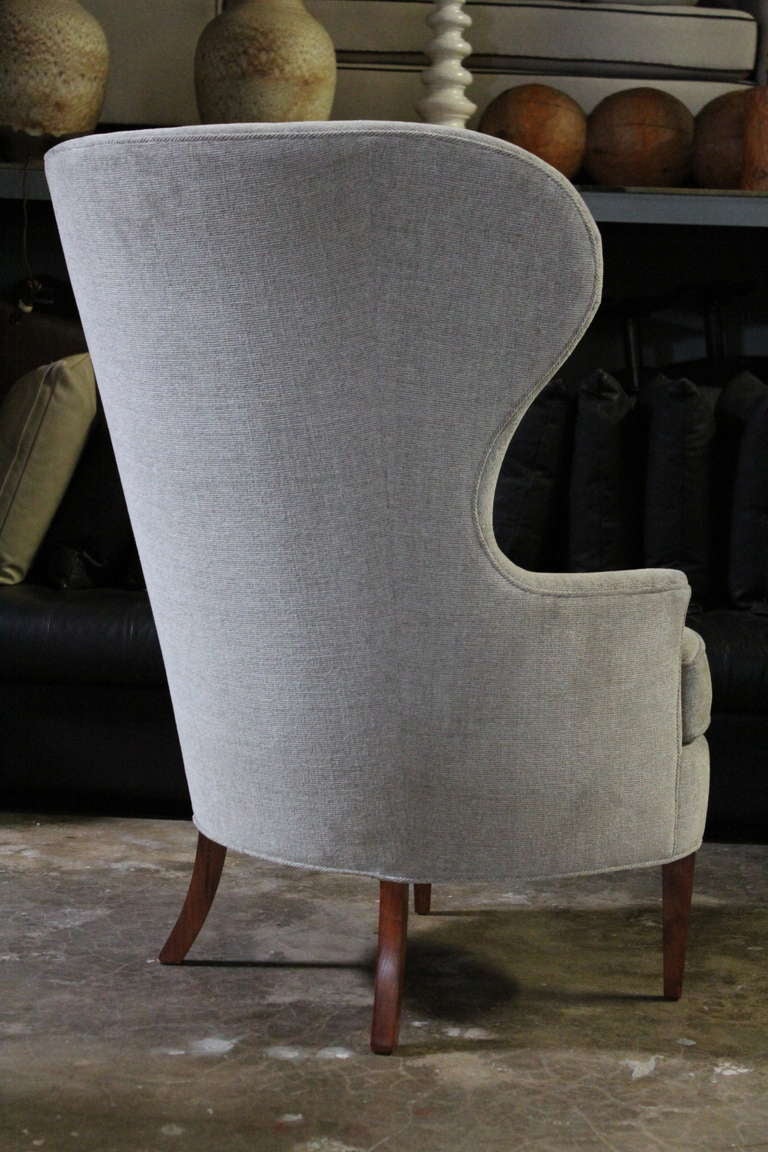 Mid-20th Century Early Wing Chair by Edward Wormley for Dunbar