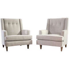 Pair of Dunbar Lounge Chairs by Edward Wormley