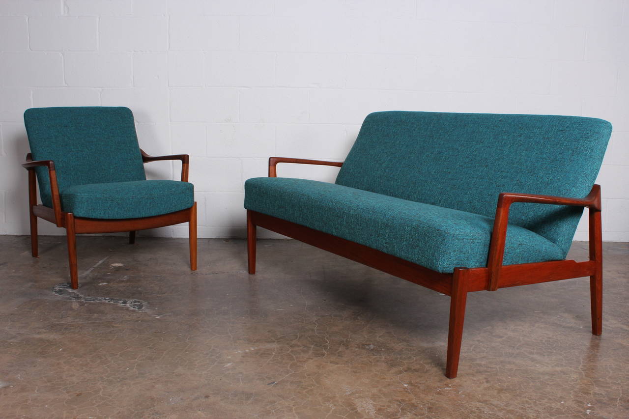 Settee Designed by Edvard and Tove Kindt-Larsen 2