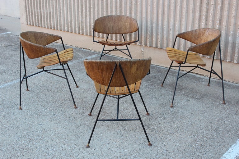 Set of four lounge chairs by Arthur Umanoff In Good Condition In Dallas, TX