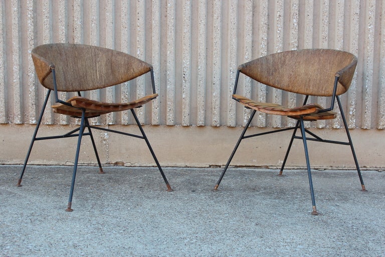 Mid-20th Century Set of four lounge chairs by Arthur Umanoff