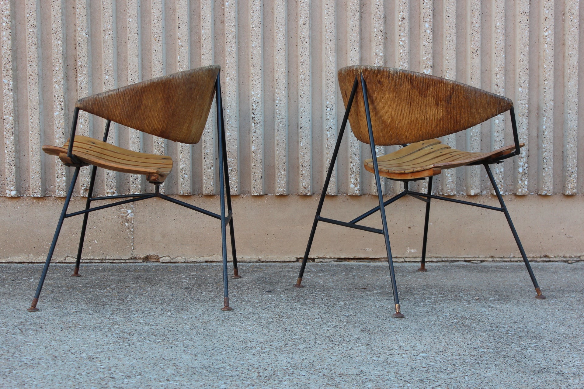 Set of four lounge chairs by Arthur Umanoff