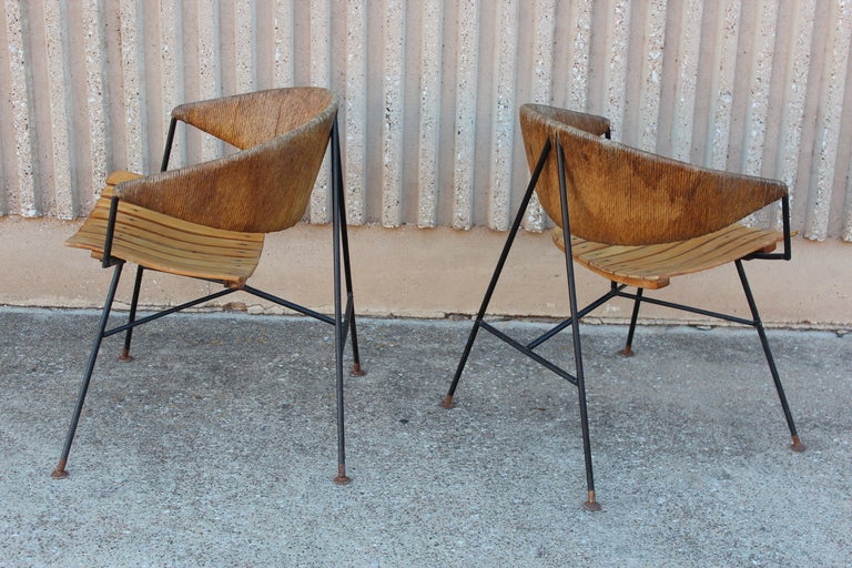Set of four lounge chairs by Arthur Umanoff 1