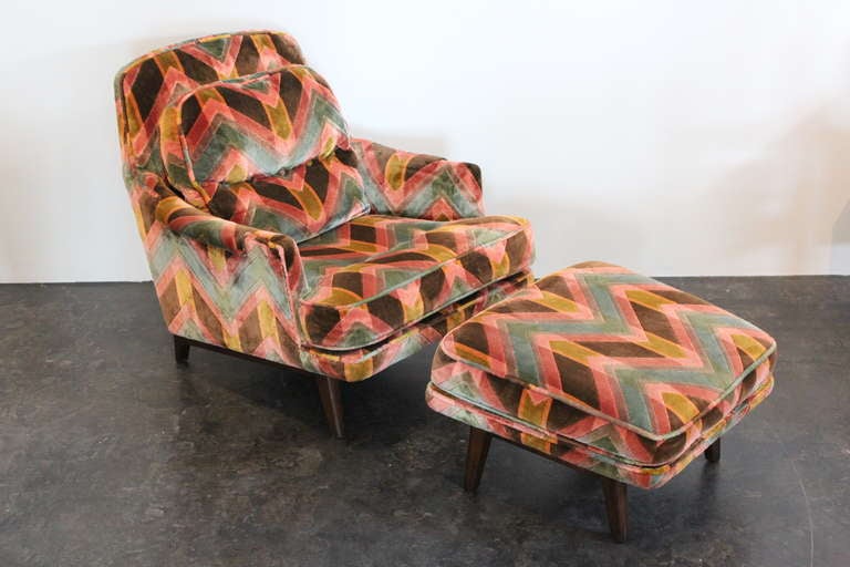 American Lounge Chair and Ottoman by Roger Sprunger for Dunbar