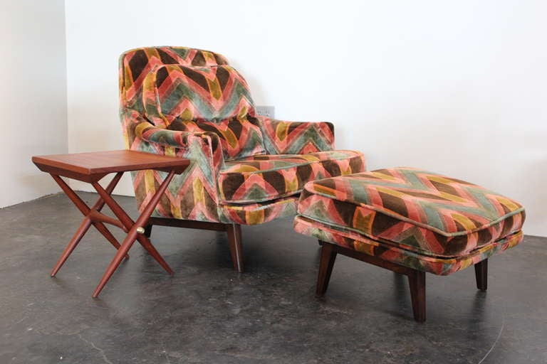 Lounge Chair and Ottoman by Roger Sprunger for Dunbar 5