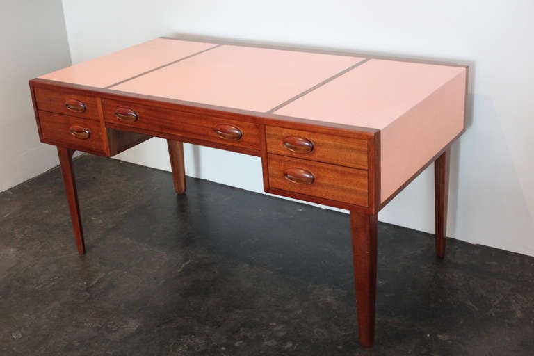 Partners Desk by Edward Wormley for Dunbar In Good Condition In Dallas, TX