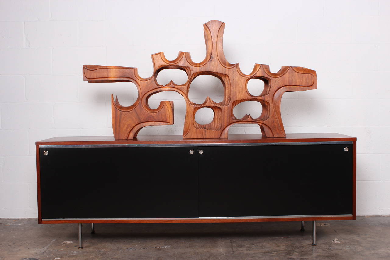 Large Sculpted Wine Rack by Federico Armijo In Excellent Condition In Dallas, TX