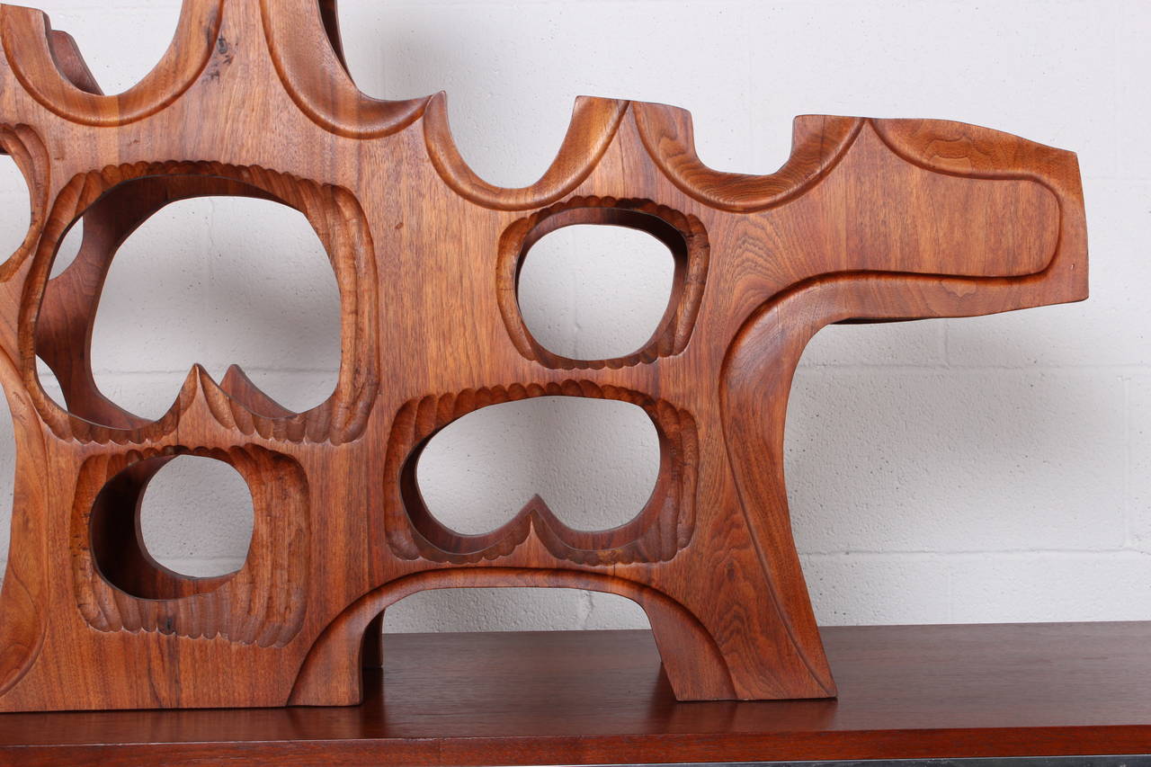 Large Sculpted Wine Rack by Federico Armijo 1