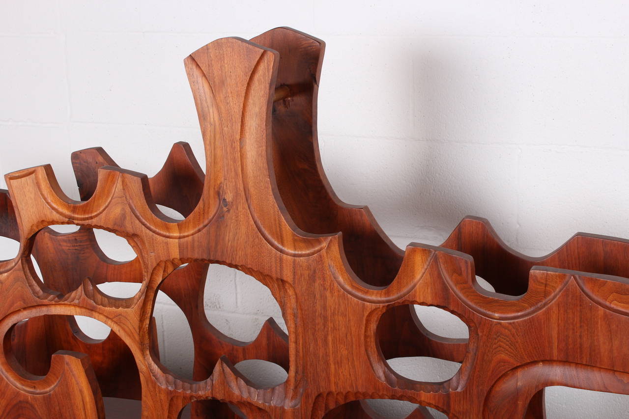 Large Sculpted Wine Rack by Federico Armijo 3
