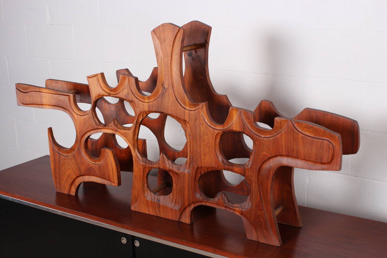 Large Sculpted Wine Rack by Federico Armijo 6