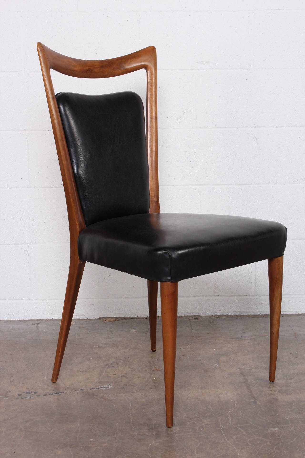 Set of Six Dining Chairs by Melchiorre Bega 3