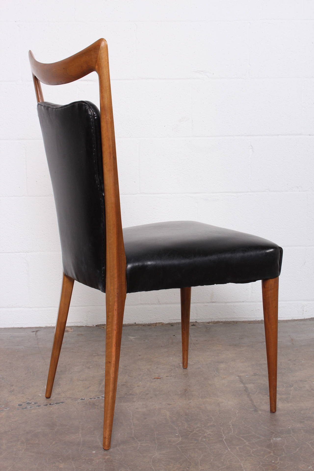 Set of Six Dining Chairs by Melchiorre Bega 4